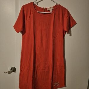 Orange Michael Kors dress
